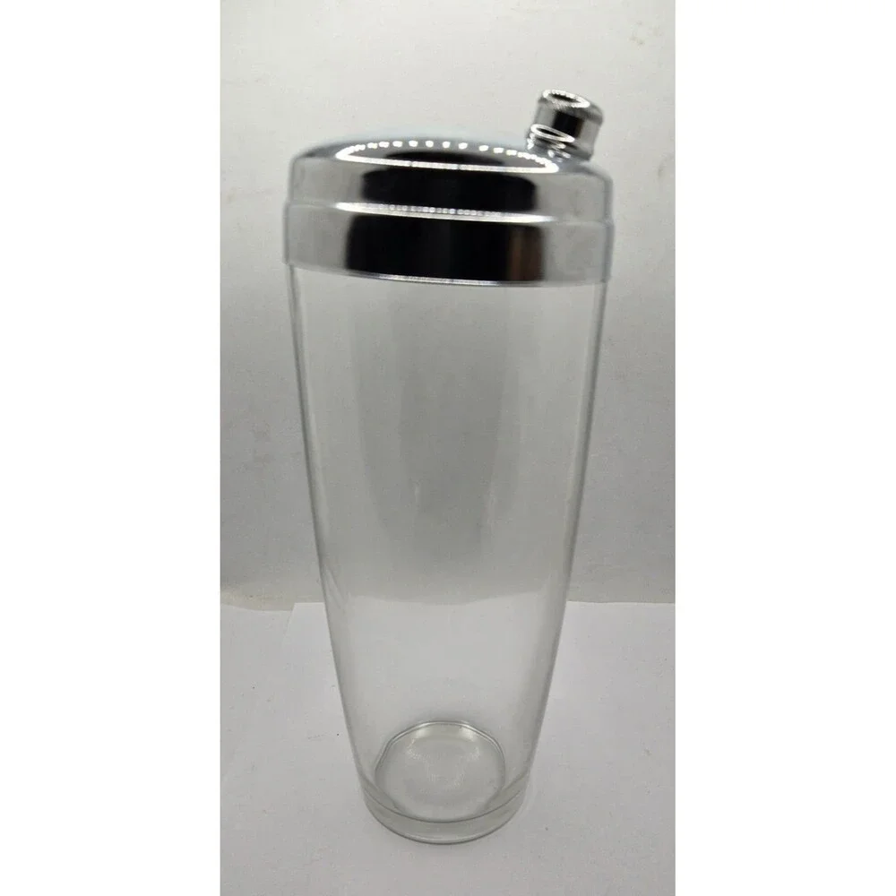 Vintage Mid Century Large Heavy Glass Cocktail Shaker